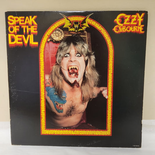 Ozzy Osbourne "Speak Of The Devil" 1982 2 LP Hard Rock Heavy Metal Record Album