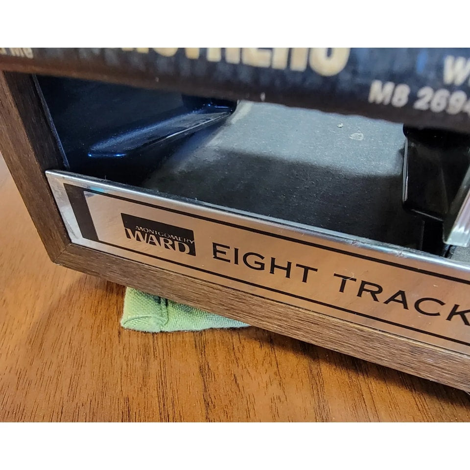 Vintage Montgomery Ward Rotating 8-Track Tape Carousel Holder
