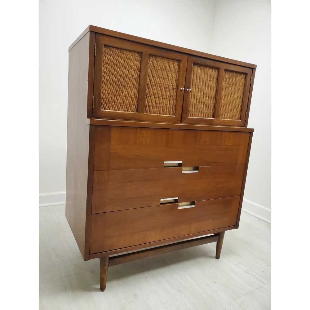 Mid-Century American of Martinsville Accord Collection Tallboy Dresser