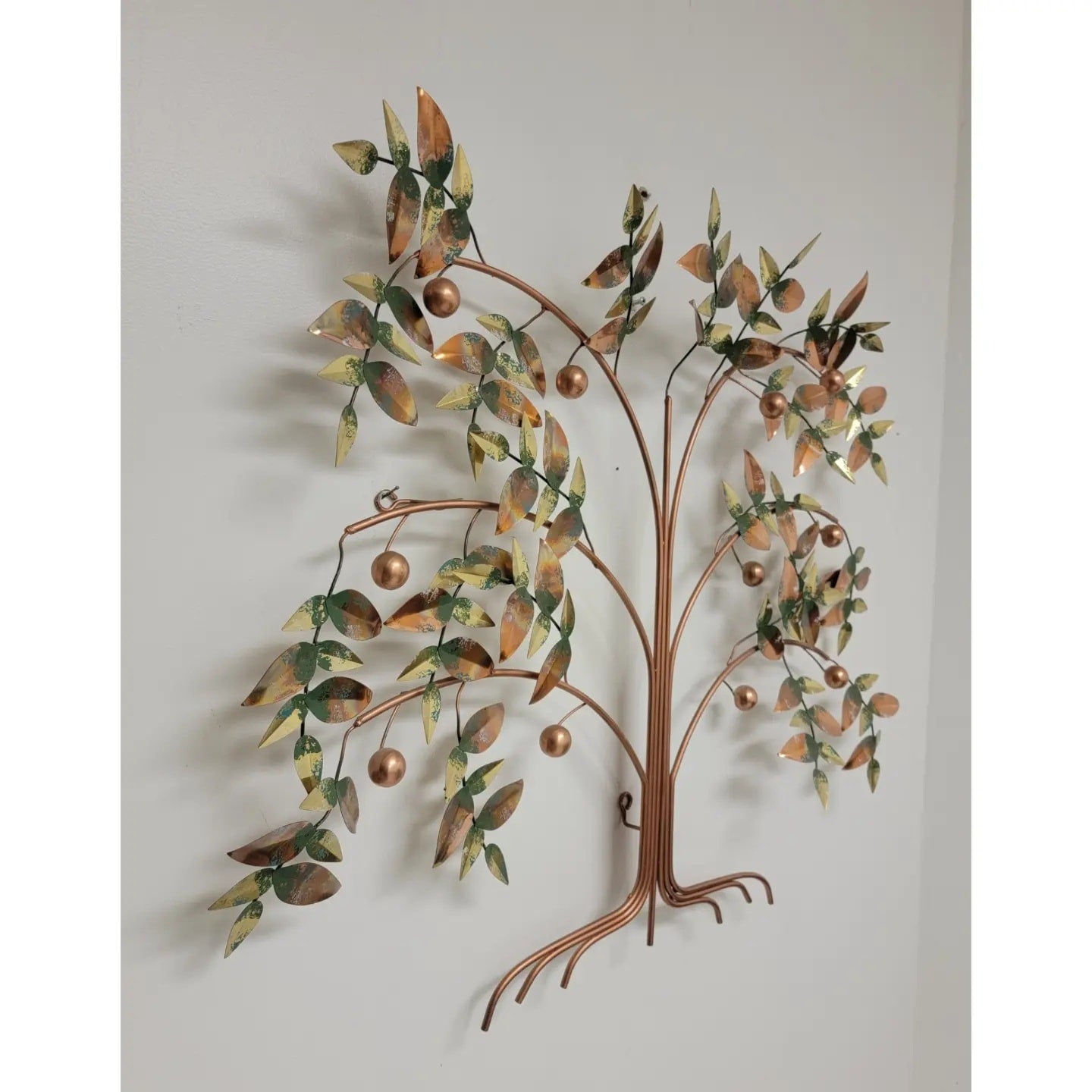 Vintage Curtis Jere Tree of Life Metal Wall Sculpture – Past