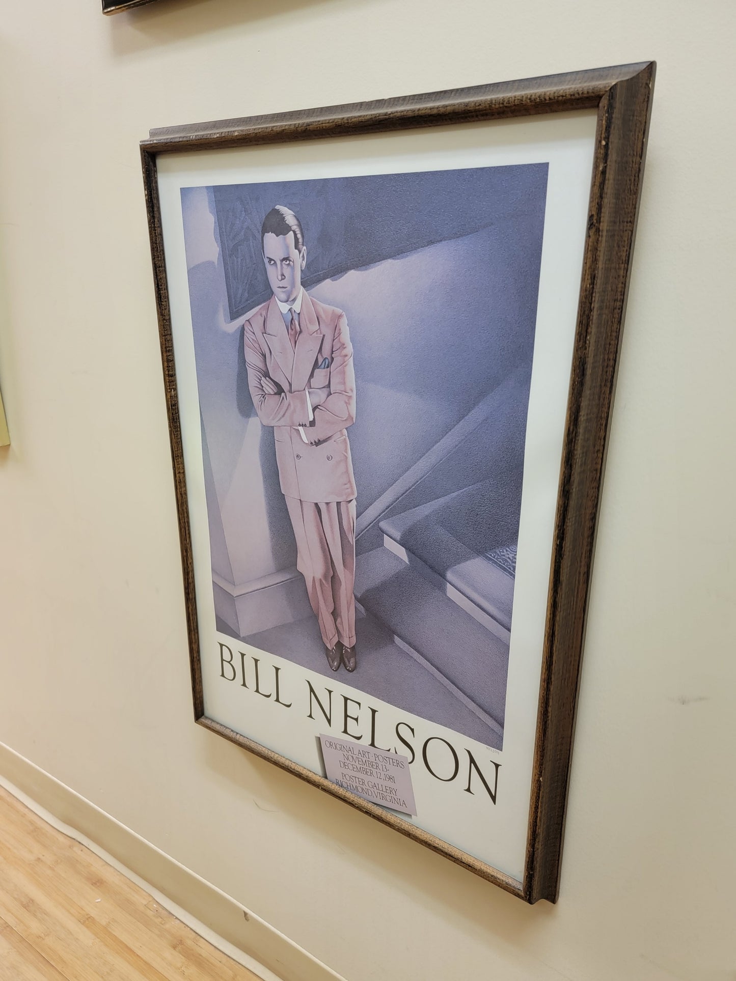 Vintage Signed Bill Nelson Richmond VA Poster