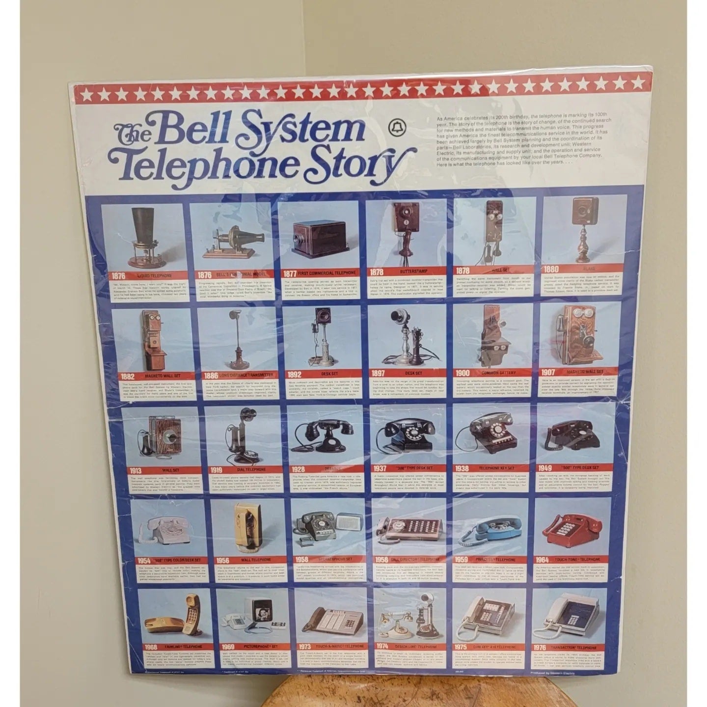 Vintage Bell System Telephone Story Poster