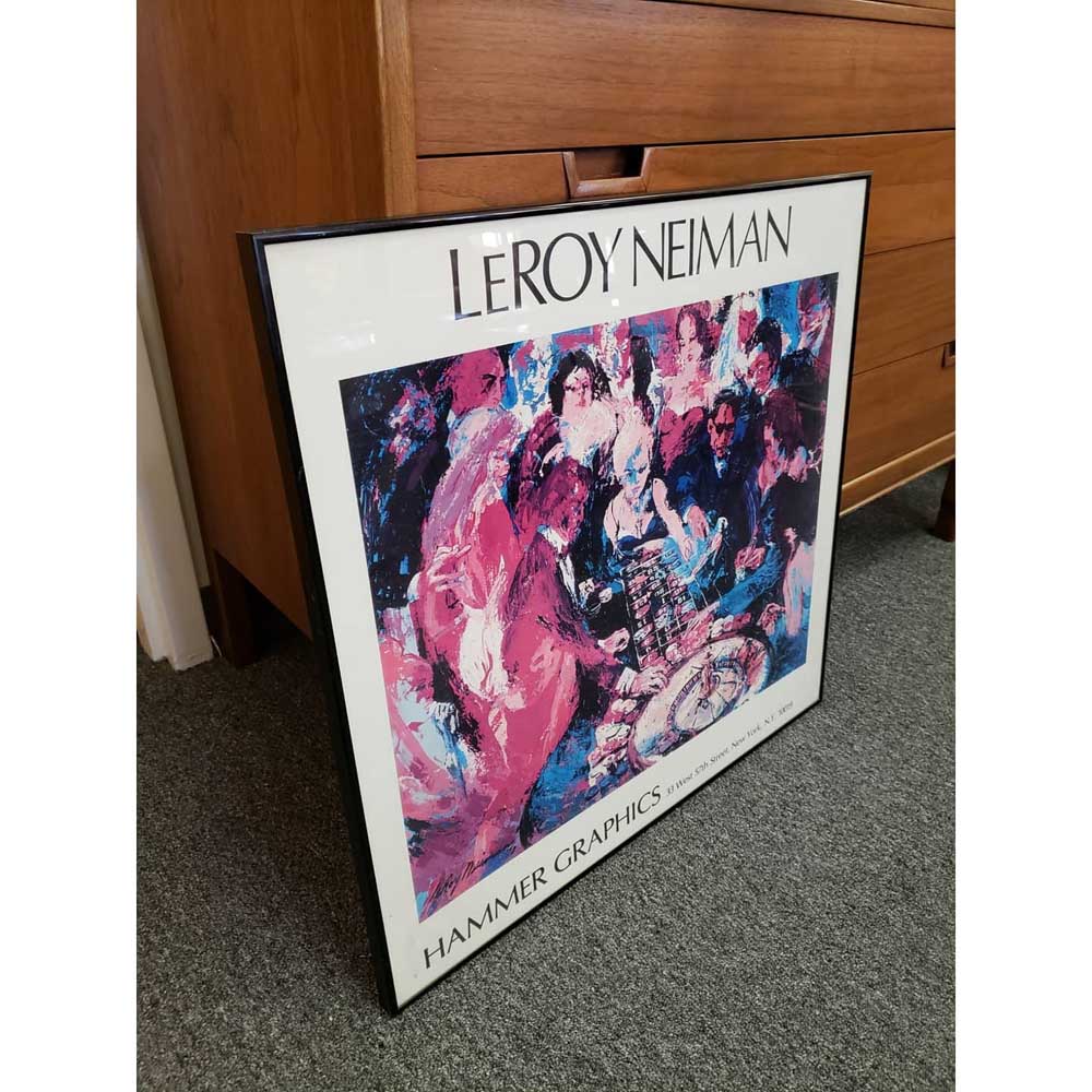 Vintage LeRoy Neiman Hammer Graphics Gallery Poster
