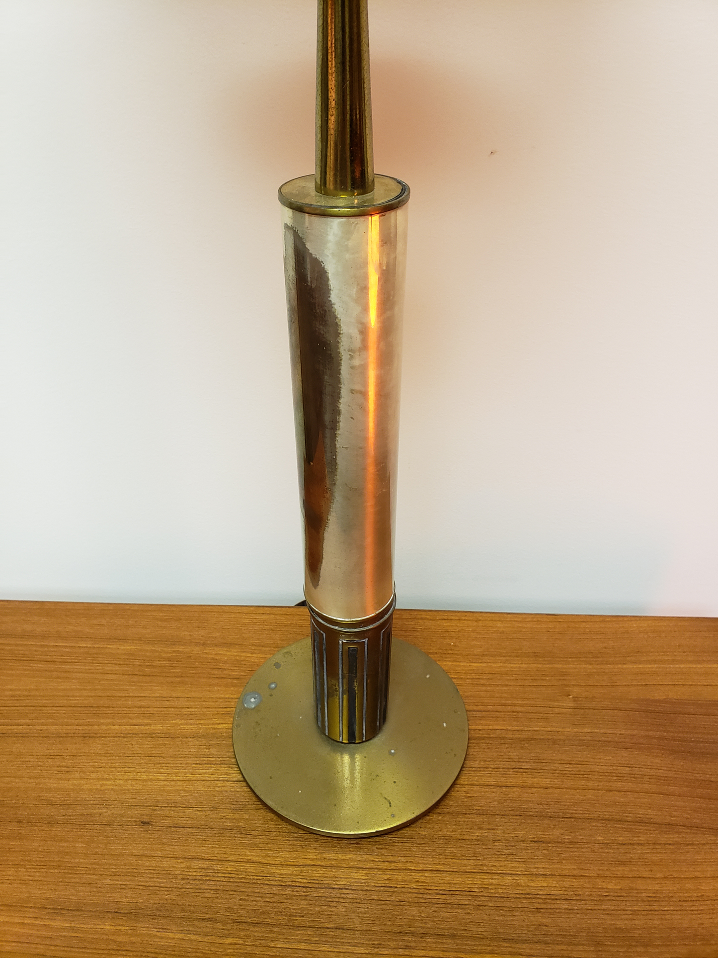 Vintage Mid-Century Stiffel Hollywood Regency Brass Metal Table Lamp