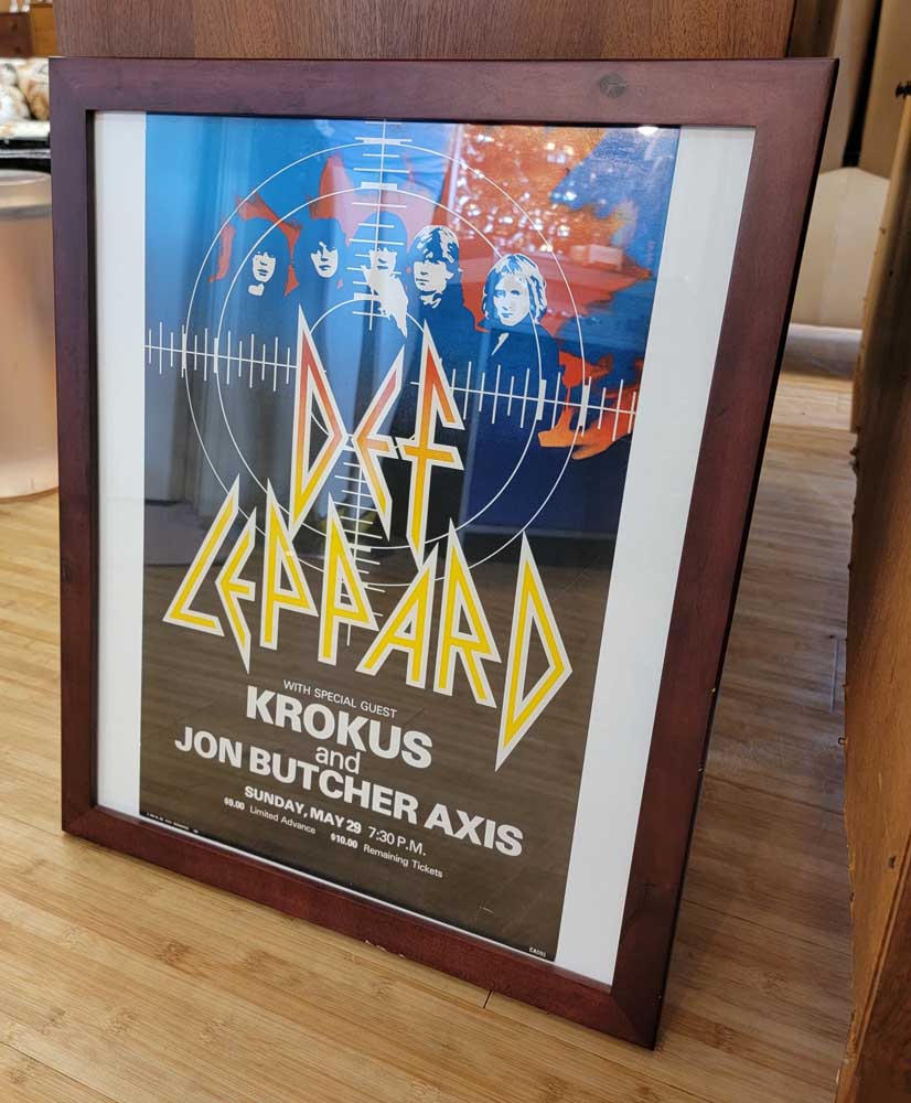 Vintage 1983 Def Leppard Concert Poster