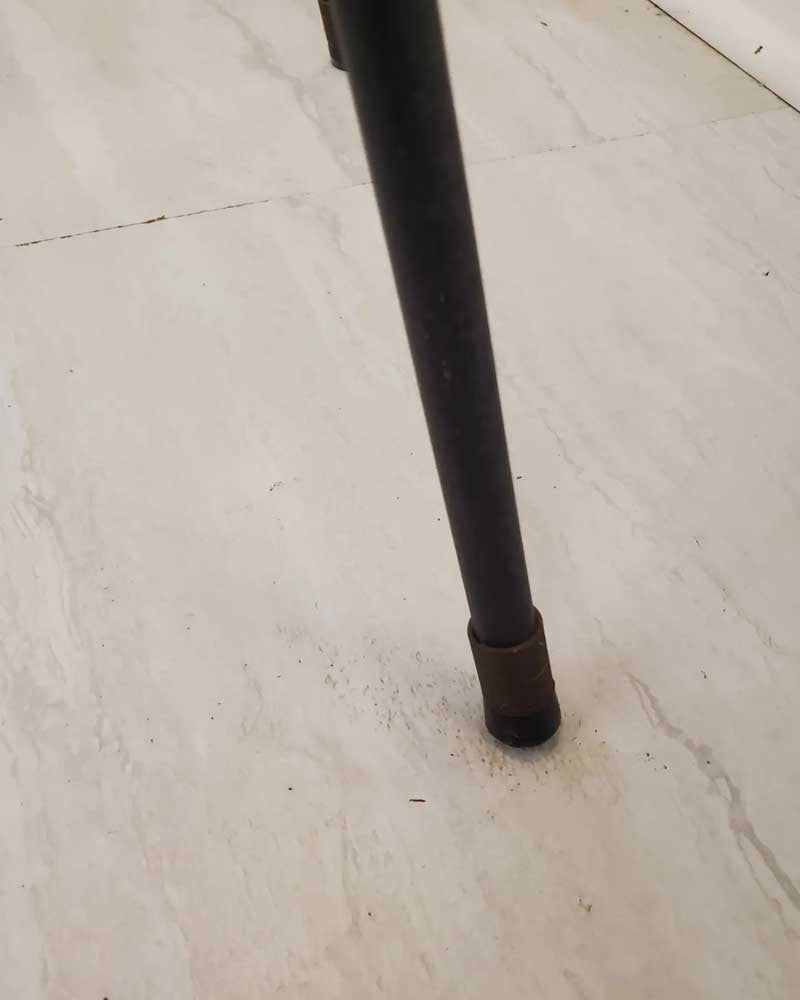 Mid-Century Black Iron Greta Grossman-Style Grasshopper Floor Lamp