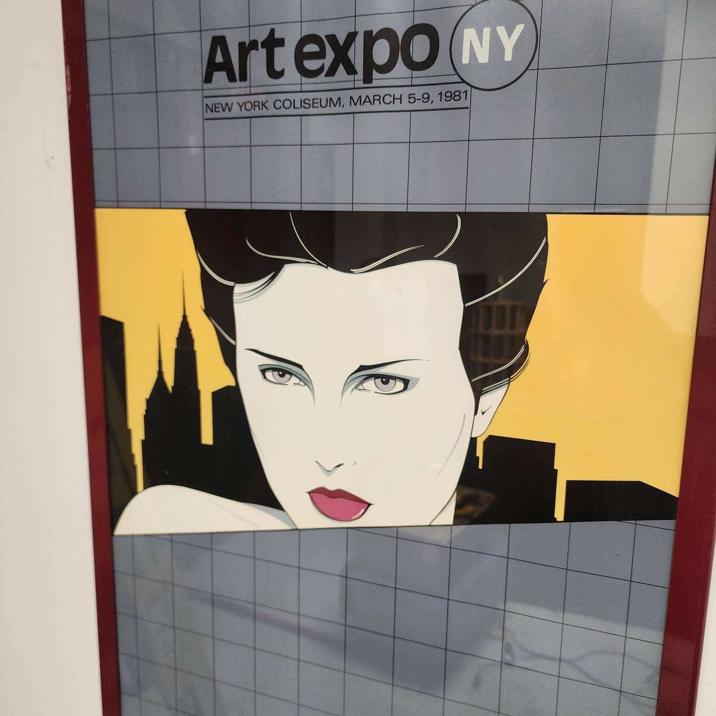 Patrick Nagel Hand Signed & Numbered Lithograph Art Expo NY 1981