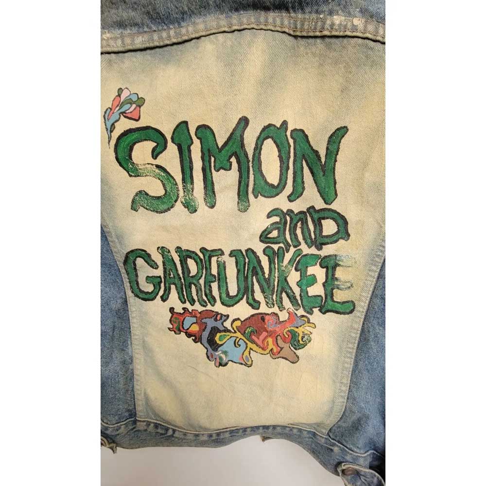 Vintage Simon & Garfunkel Denim Jacket Art