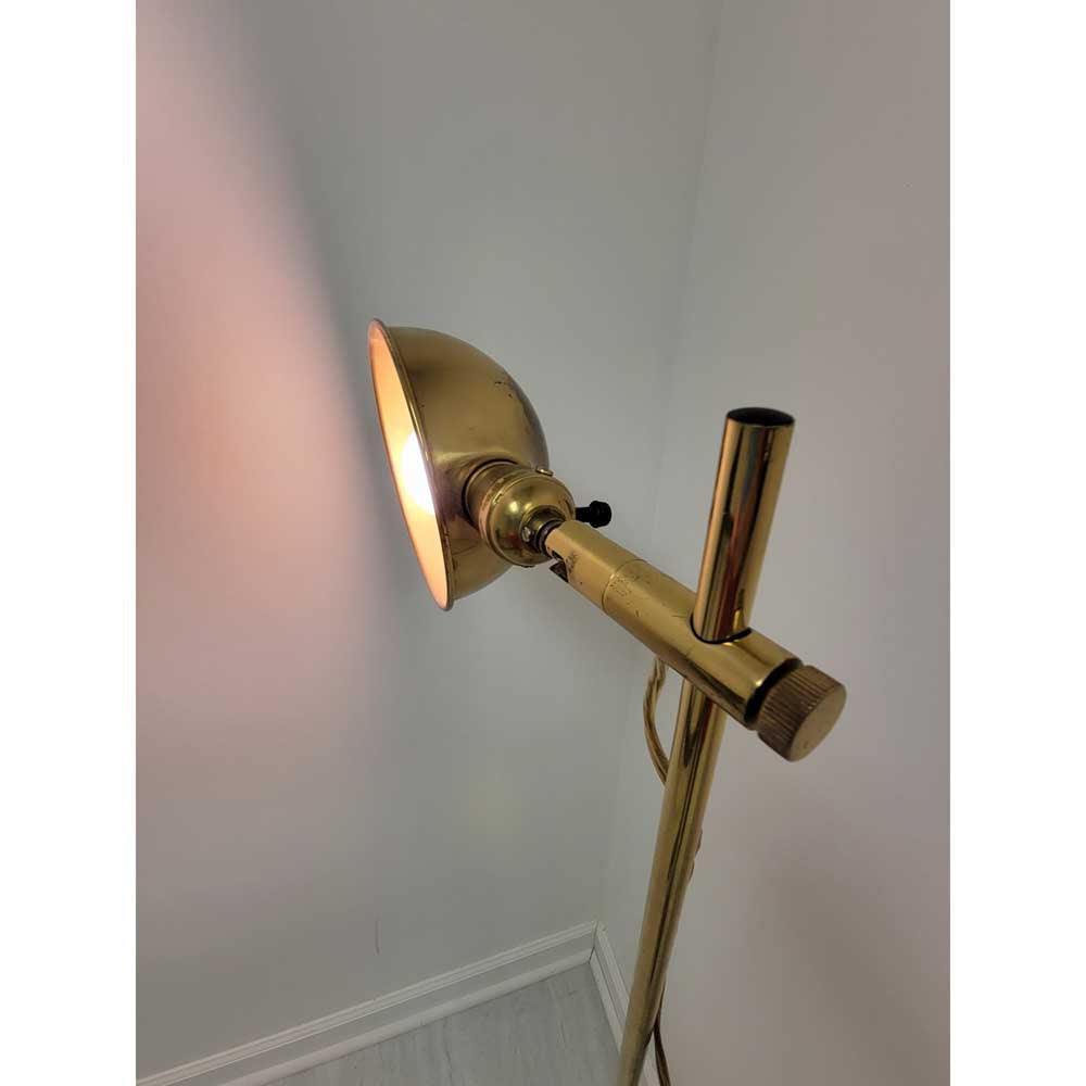Mid-Century Modern Koch & Lowy for Omi Brass Floor Lamp