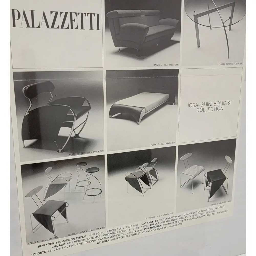 Framed Palazzetti Italian Furniture Design Print