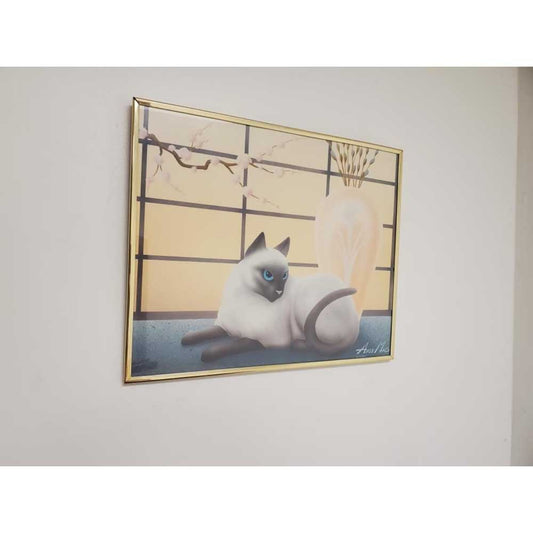 Andy Mack 1986 Siamese Cat Print