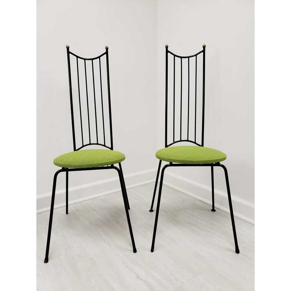 Pair of Mid-Century Modern Tony Paul-Style Dining Chairs