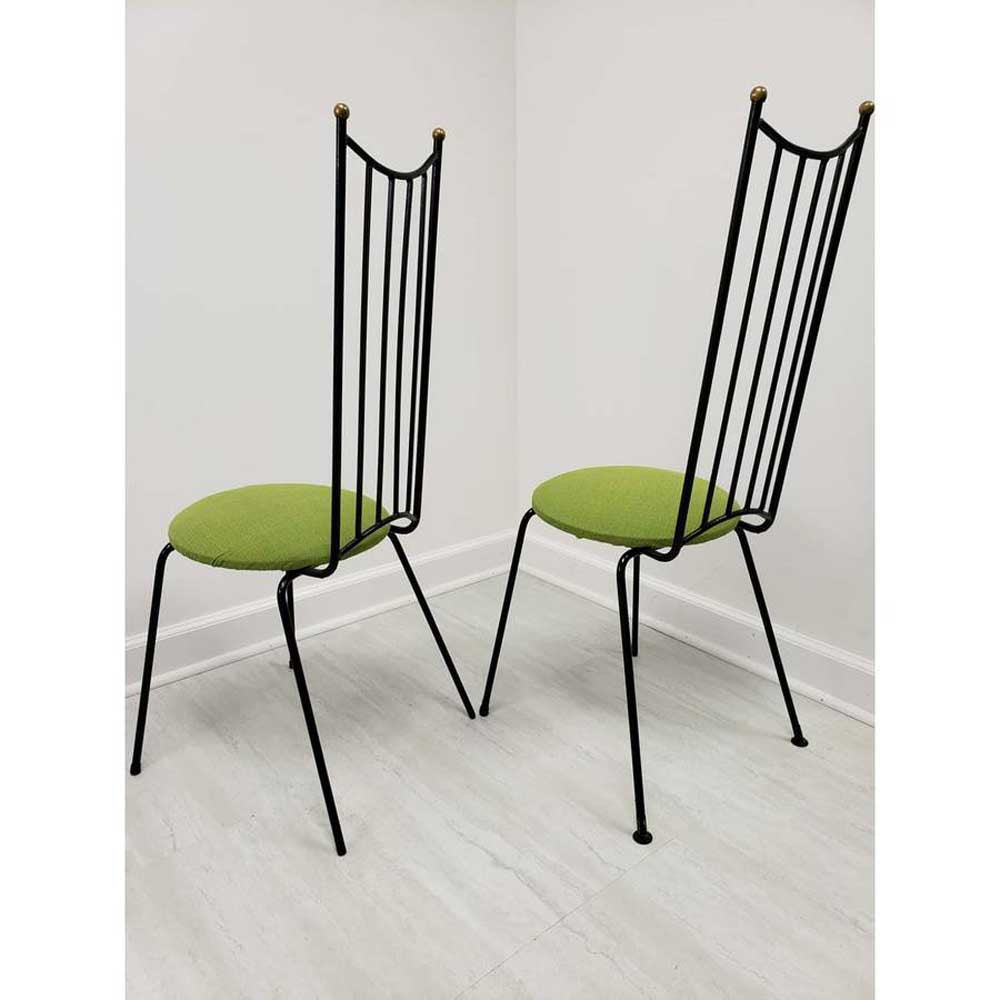Pair of Mid-Century Modern Tony Paul-Style Dining Chairs