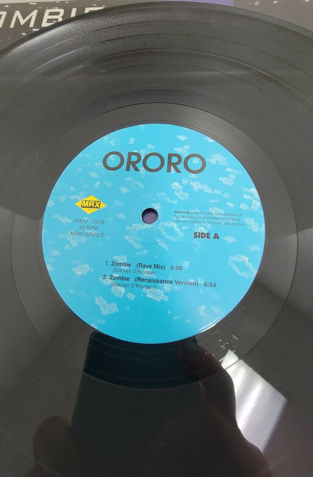 Ororo "Zombie" 1996 (The Cranberries) Electronic Remix Record Album